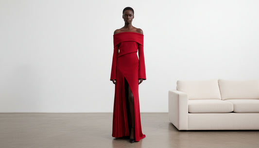 Blood Red Winter Maxi