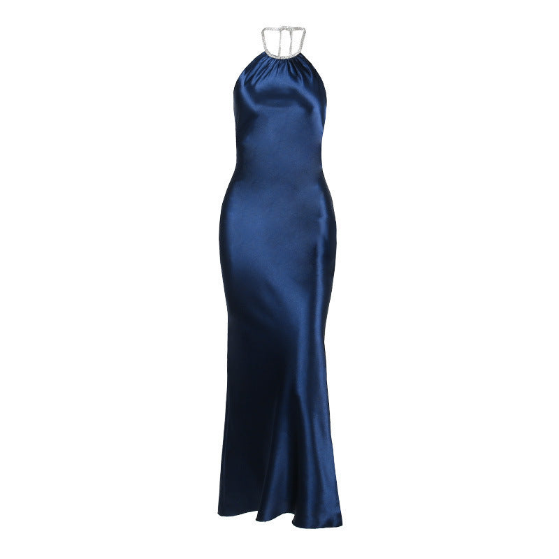 Ella Midnight Silk Dress