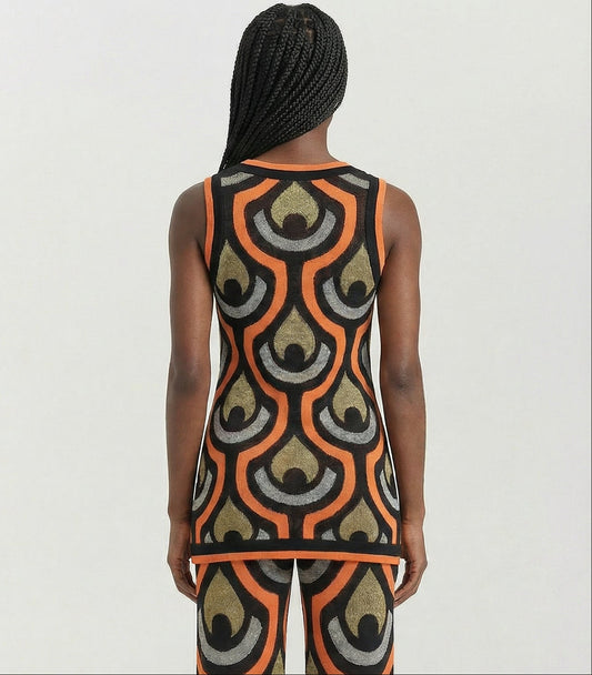 Afrocentric Print Dress