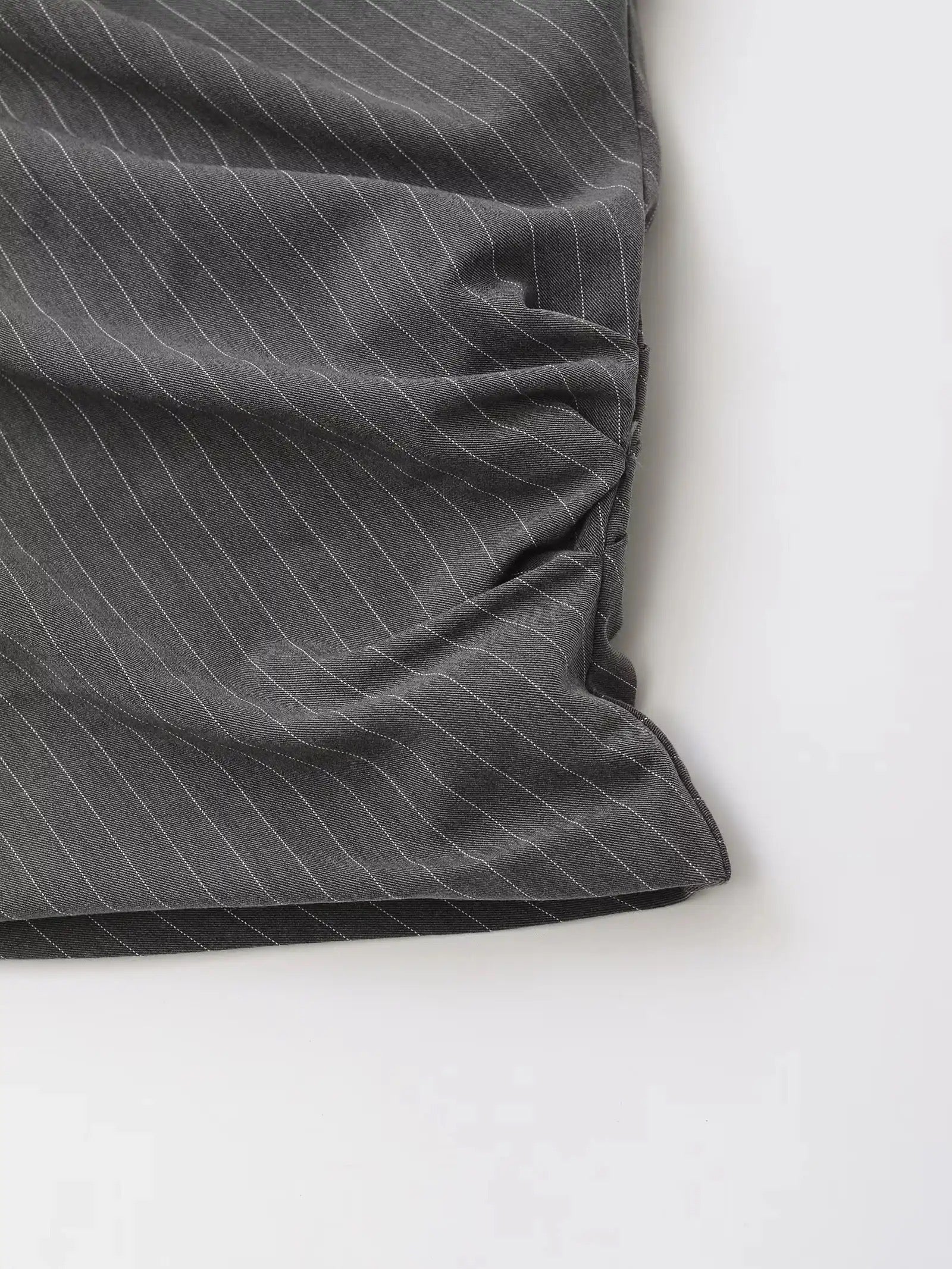 Grey Pinstripe Tank - blossombaduk