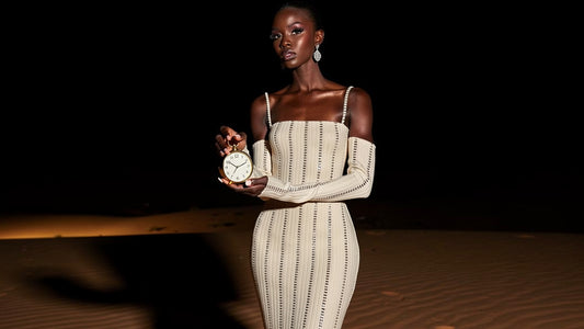 Vanilla Strap Dazzle Dress