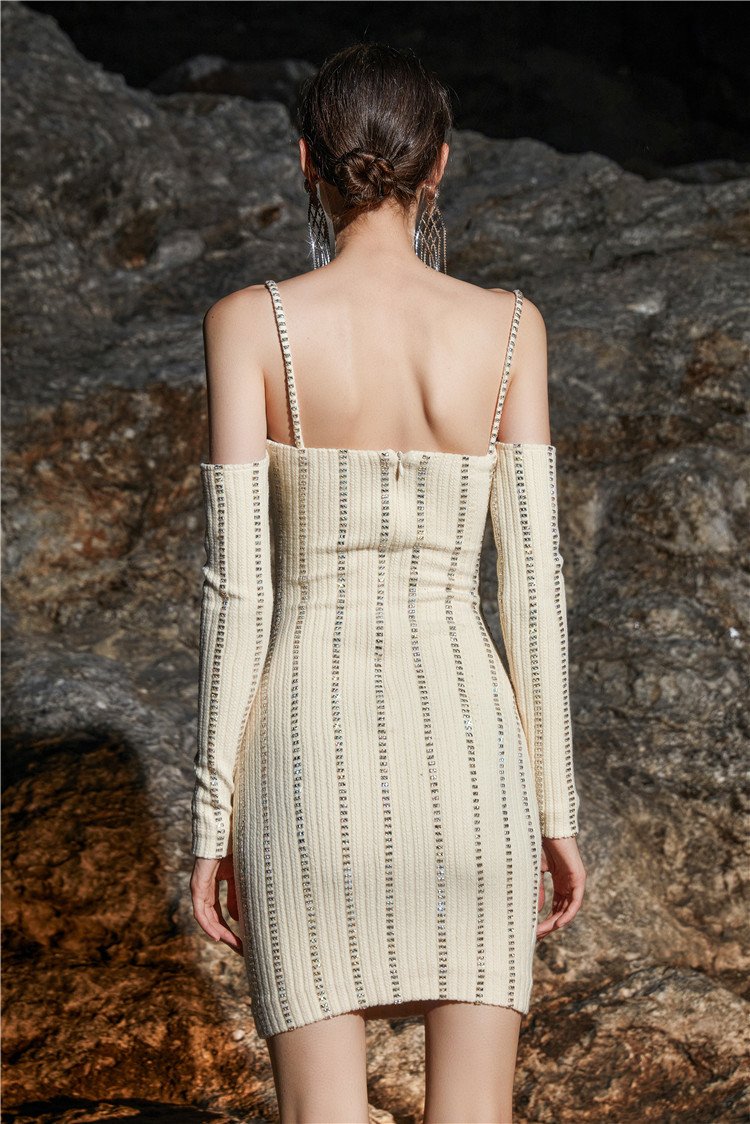 Vanilla Strap Dazzle Dress