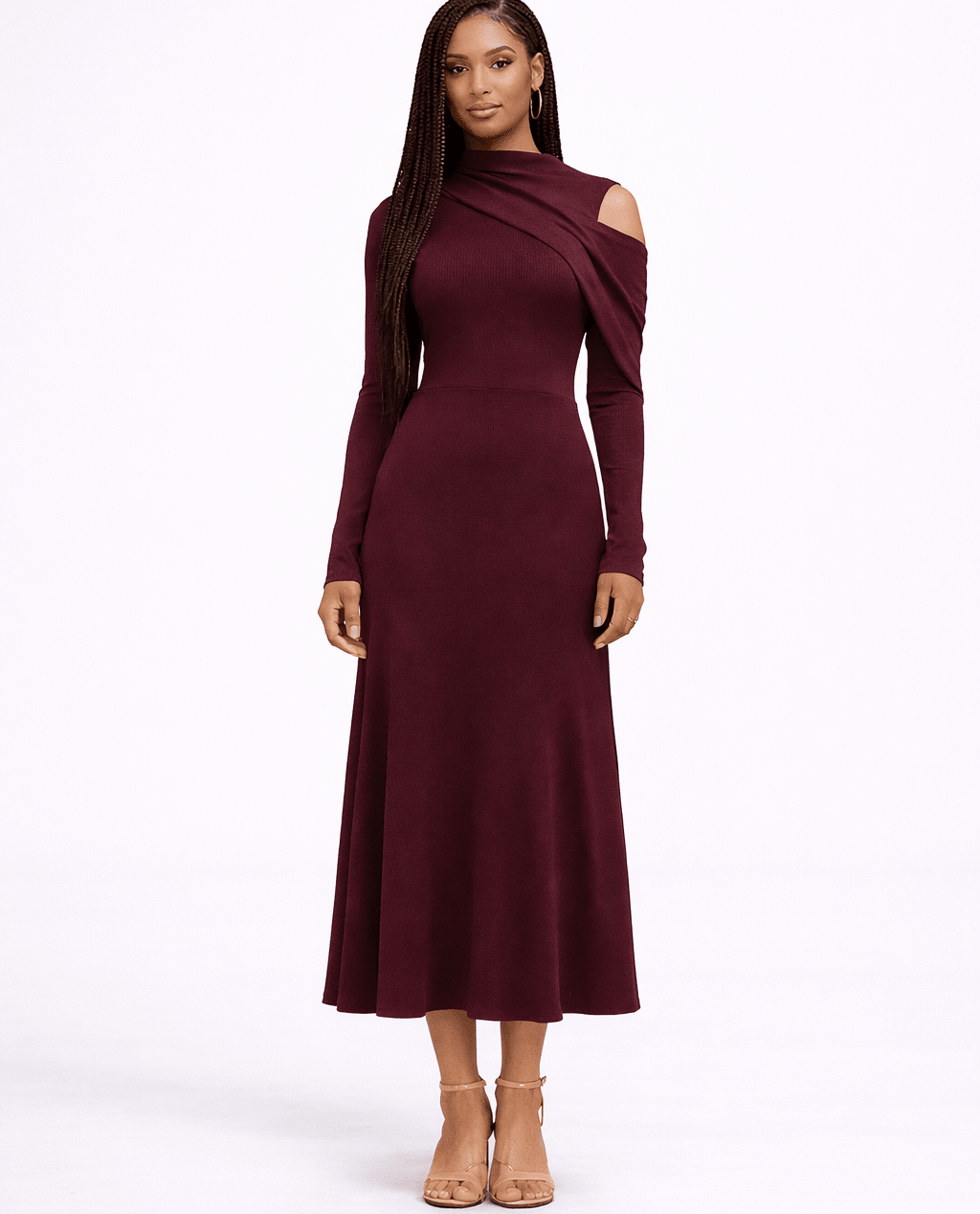 Plum Punchole Dress - blossombaduk