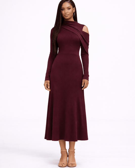 Plum Punchole Dress - blossombaduk