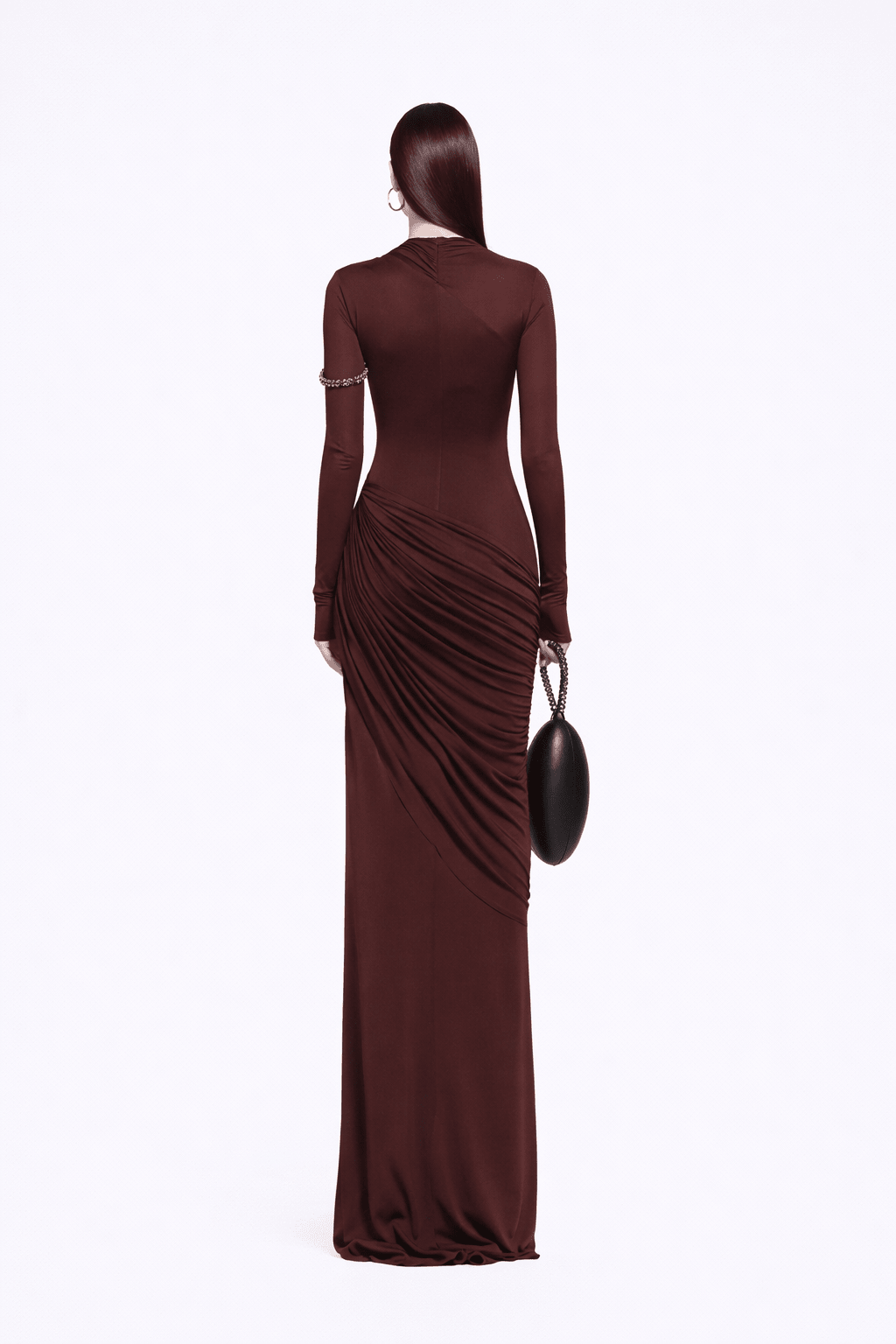 Kayla Greek Brown Maxi - blossombaduk