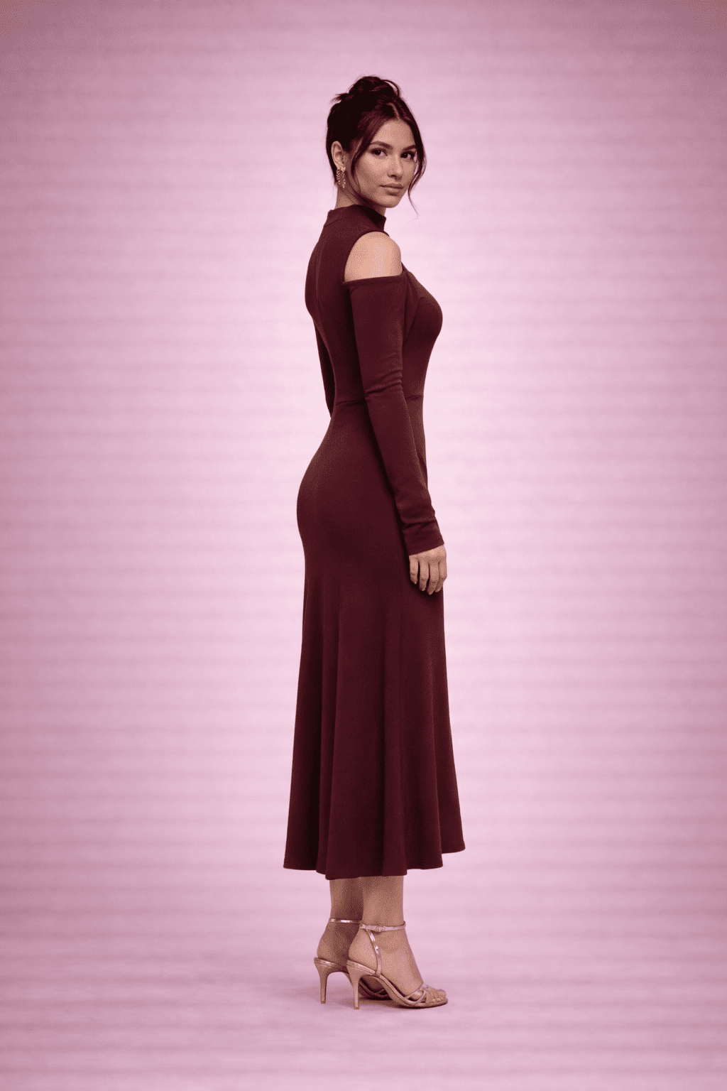 Plum Punchole Dress - blossombaduk