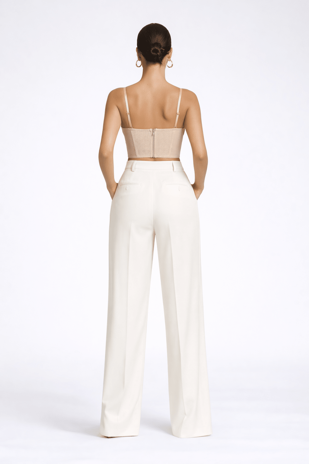 Mill Nude Corset Style Crop - blossombaduk