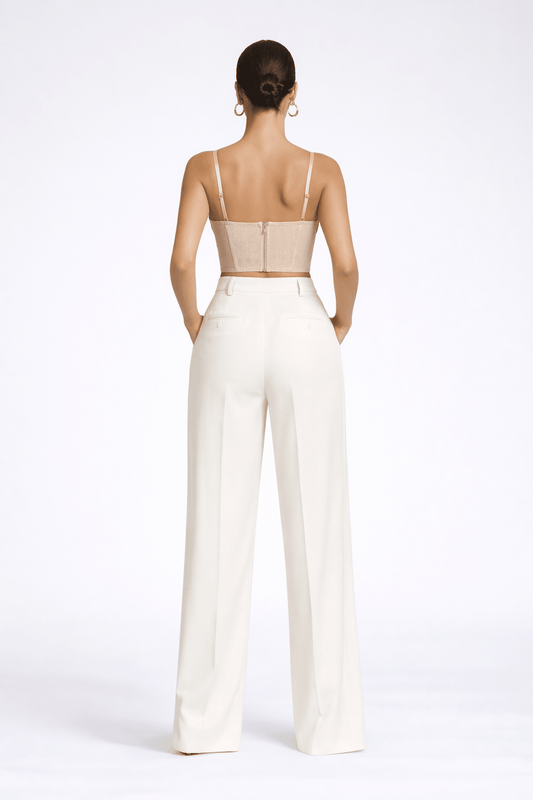 Mill Nude Corset Style Crop - blossombaduk
