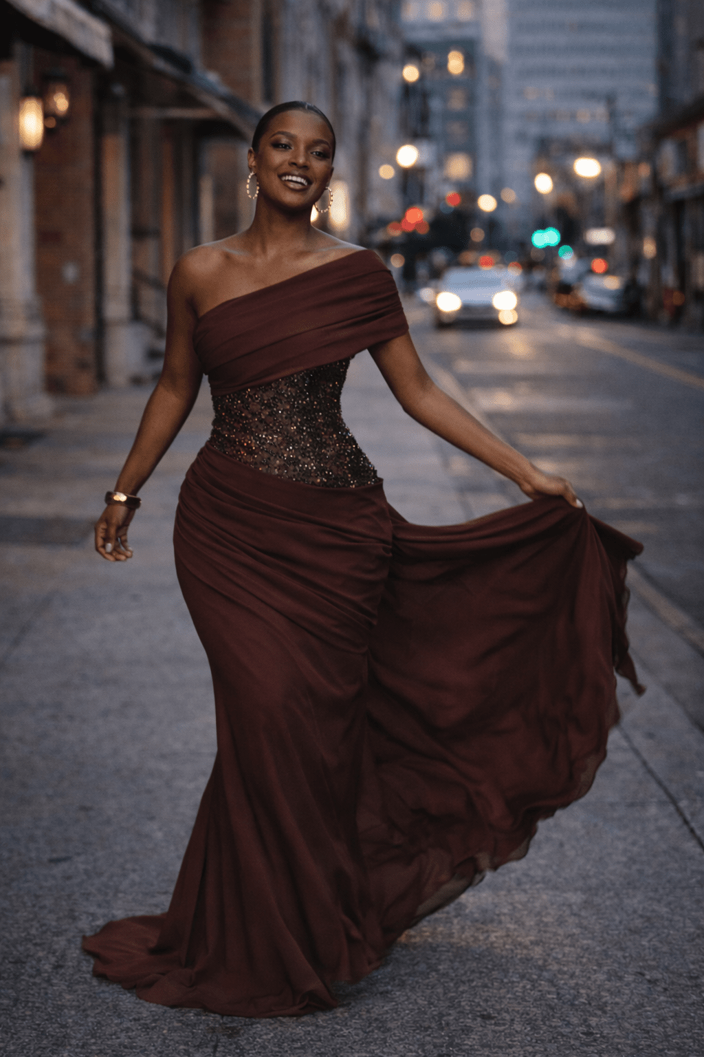 Rowland Sparkle Gown - blossombaduk