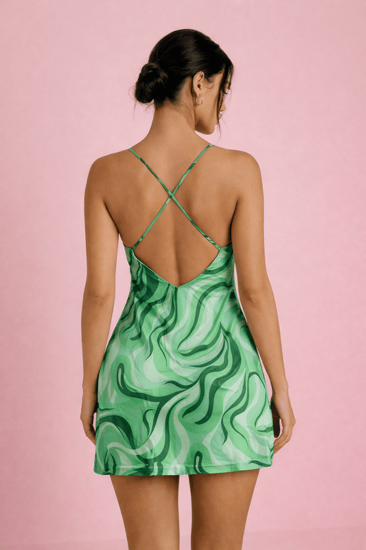 Eve Swirl Night Dress - blossombaduk