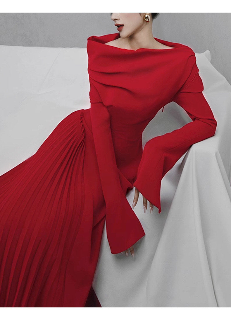 Blood Red Winter Maxi