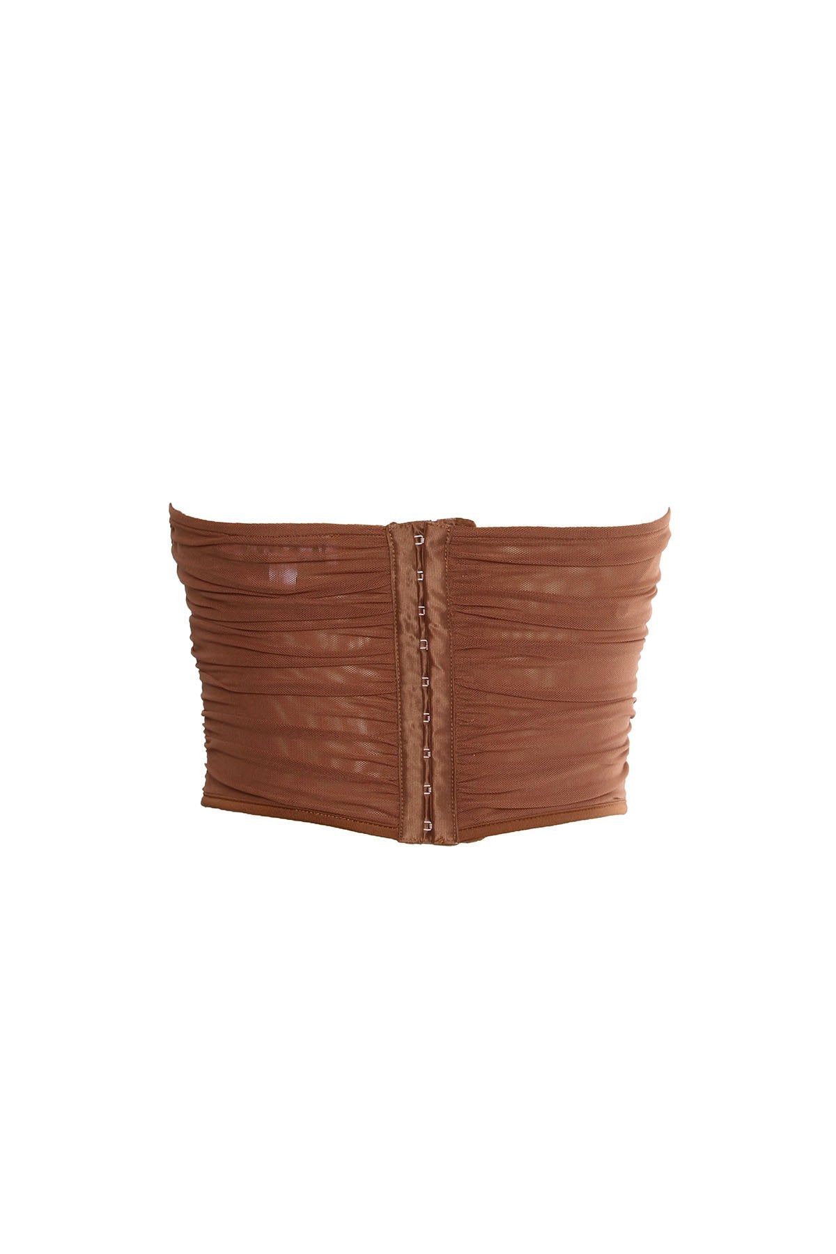 Brown Corset Bustier - blossombaduk