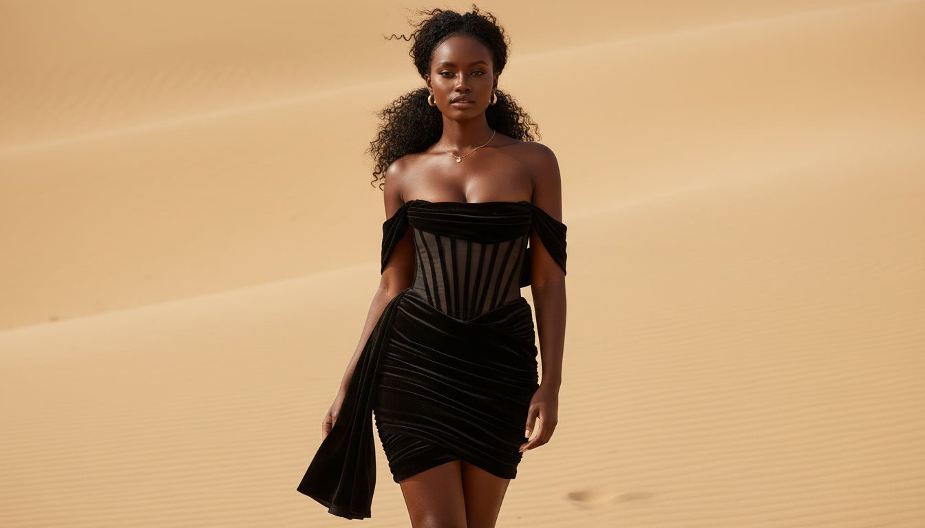 Royal Blue Corset Dress - blossombaduk