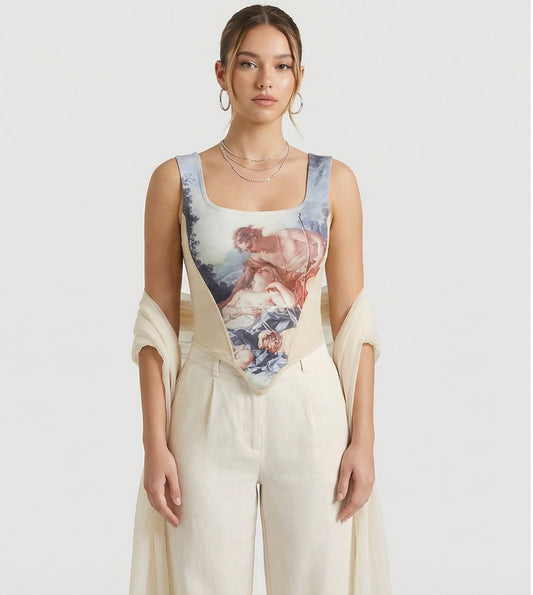 Renay Sleevless Spandex Top - blossombaduk