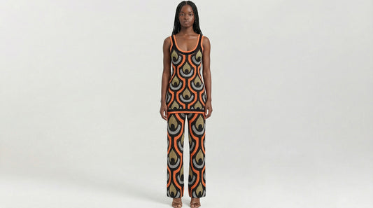 Afrocentric High waist Pant - blossombaduk