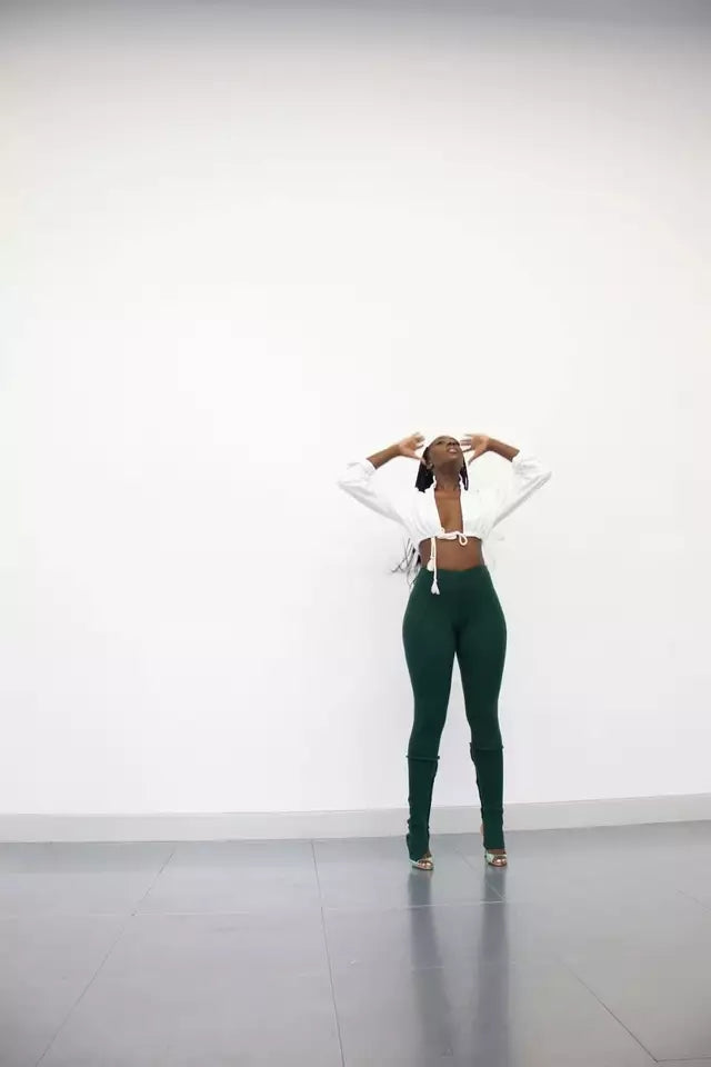 Royal green riding pants