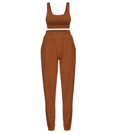 R1 Caramel Tracksuit Set
