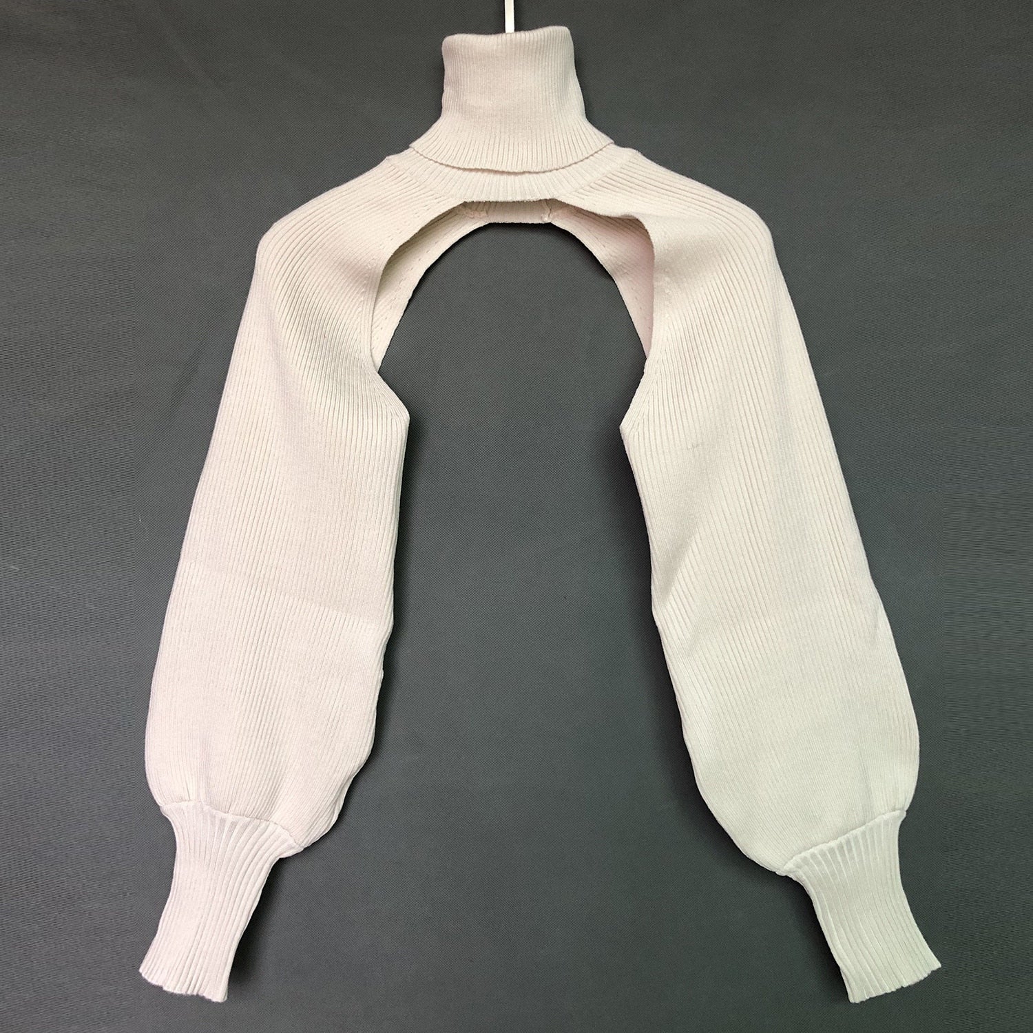 Knitted Crop Out Turtleneck